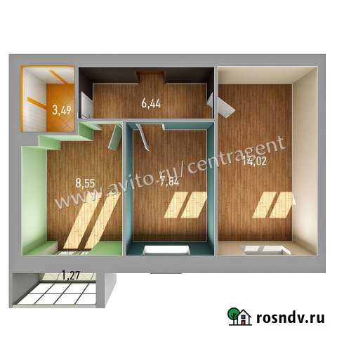 2-комнатная квартира, 41 м², 3/3 эт. на продажу в Пестрецах Пестрецы - изображение 1