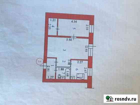 2-комнатная квартира, 43 м², 1/4 эт. на продажу в Коноше Коноша