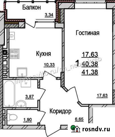 1-комнатная квартира, 41 м², 1/5 эт. на продажу в Северном Белгородской области Северный - изображение 1