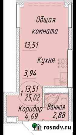 Квартира-студия, 25 м², 7/17 эт. в аренду на длительный срок в Наро-Фоминске Наро-Фоминск