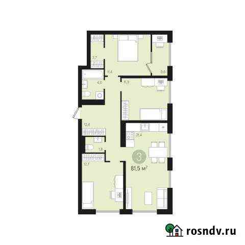3-комнатная квартира, 81 м², 4/14 эт. на продажу в Видном Видное