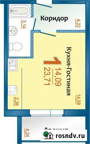 1-комнатная квартира, 23 м², 2/10 эт. на продажу в Миассе Миасс - изображение 1