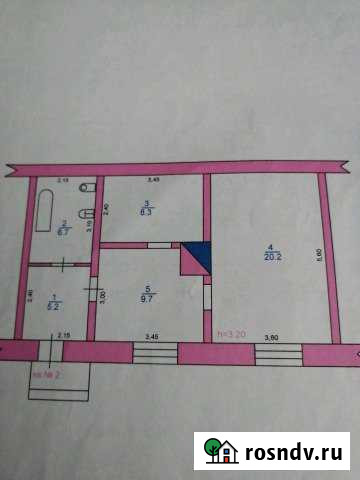 2-комнатная квартира, 50 м², 1/1 эт. на продажу в Шумихе Шумиха - изображение 1