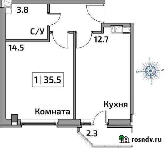 1-комнатная квартира, 35 м², 2/5 эт. на продажу в Старой Купавне Старая Купавна