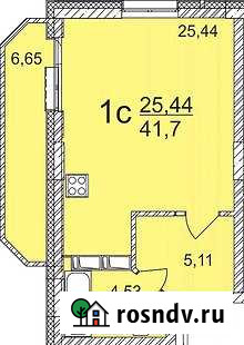 Квартира-студия, 42 м², 10/16 эт. на продажу в Бердске Бердск - изображение 1