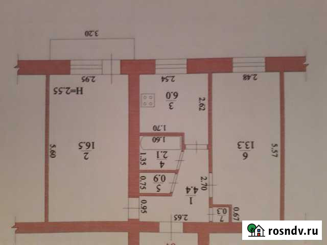 2-комнатная квартира, 43 м², 5/5 эт. на продажу в Михайловке Волгоградской области Михайловка - изображение 1