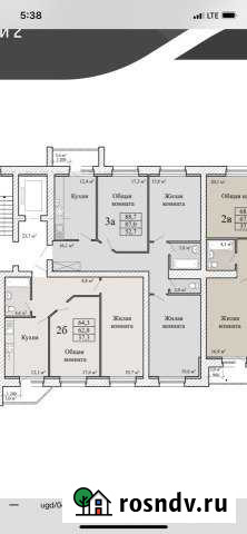 3-комнатная квартира, 88 м², 8/9 эт. на продажу в Красненькой Красненькая - изображение 1