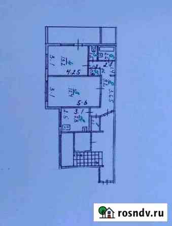2-комнатная квартира, 53 м², 6/9 эт. на продажу во Мценске Мценск