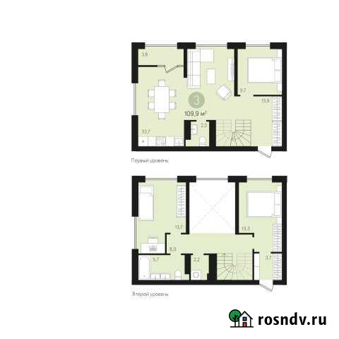 3-комнатная квартира, 109 м², 5/17 эт. на продажу в Сургуте Сургут - изображение 1