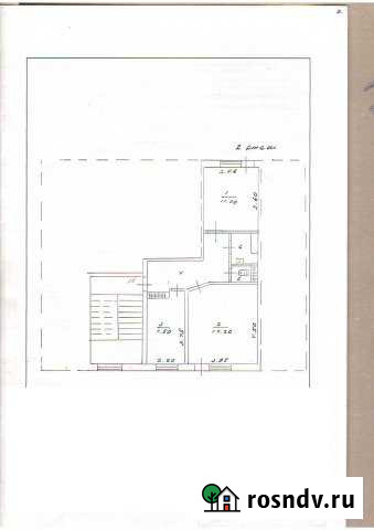 2-комнатная квартира, 51 м², 2/3 эт. на продажу в Боброве Бобров - изображение 1