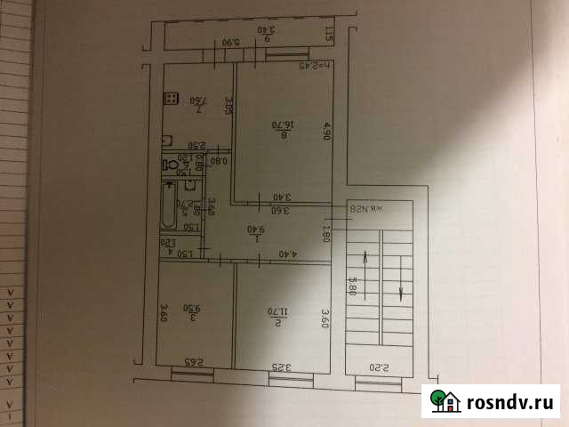 3-комнатная квартира, 60 м², 5/5 эт. на продажу в Павловской Павловская - изображение 1