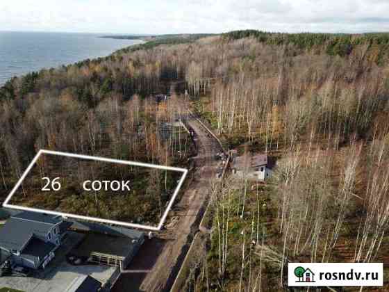 Участок СНТ, ДНП 26 сот. на продажу в Рощино Ленинградской области Рощино