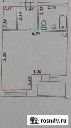Квартира-студия, 40 м², 5/5 эт. в аренду на длительный срок в Комсомольске-на-Амуре Комсомольск-на-Амуре