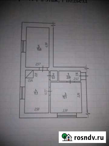 2-комнатная квартира, 38 м², 2/2 эт. на продажу в Сигаево Сигаево - изображение 1