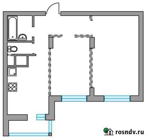 2-комнатная квартира, 53 м², 19/23 эт. на продажу в Долгопрудном Долгопрудный