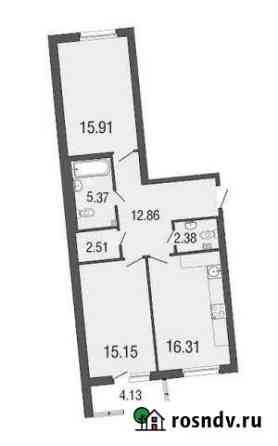 2-комнатная квартира, 70 м², 1/4 эт. на продажу в Токсово Токсово