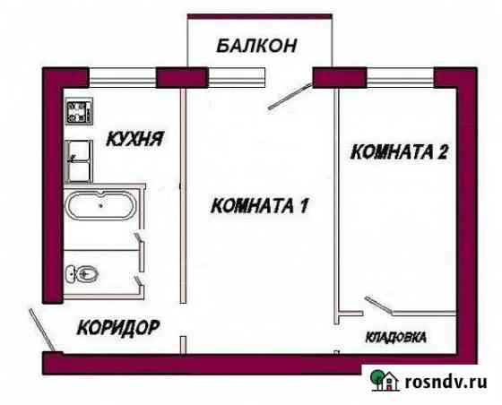 2-комнатная квартира, 45 м², 3/5 эт. на продажу в Курорте-Дарасун Курорт-Дарасун