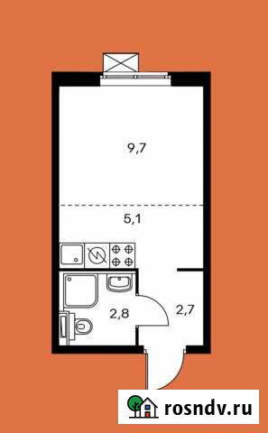 Квартира-студия, 20 м², 15/25 эт. на продажу в Московском Московской области Московский - изображение 1