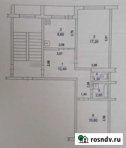 2-комнатная квартира, 52 м², 3/5 эт. на продажу в Шумерле Шумерля - изображение 1