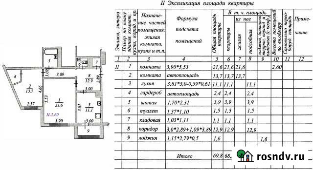 2-комнатная квартира, 70 м², 2/5 эт. на продажу в Салехарде Салехард - изображение 1