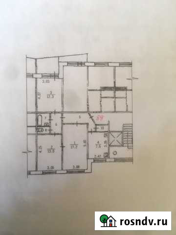 3-комнатная квартира, 66 м², 5/9 эт. на продажу в Мегионе Мегион - изображение 1