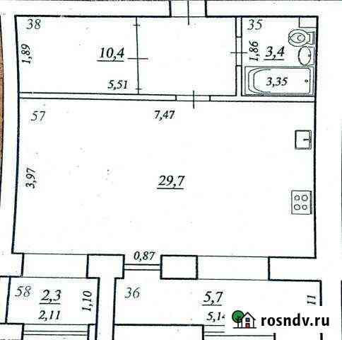 Квартира-студия, 52 м², 17/17 эт. на продажу в Самаре Самара