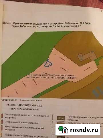 Участок СНТ, ДНП 17 сот. на продажу в Тобольске Тобольск - изображение 1