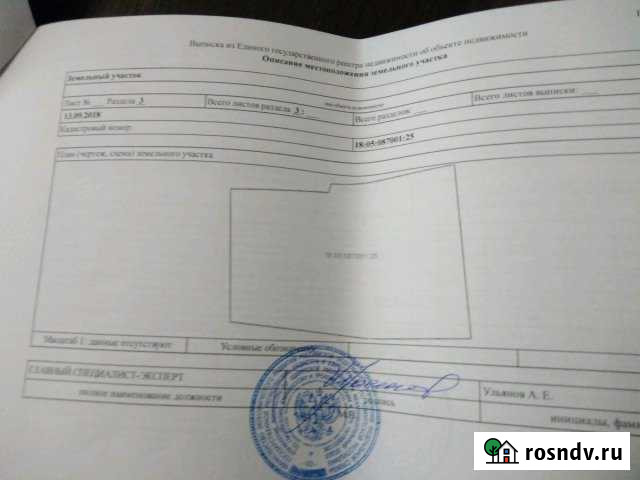 Участок ИЖС 21 сот. на продажу в Глазове Глазов - изображение 1