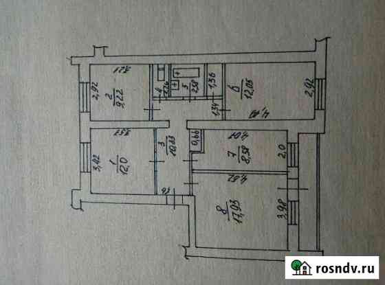 4-комнатная квартира, 76 м², 5/5 эт. на продажу в Хохряках Хохряки