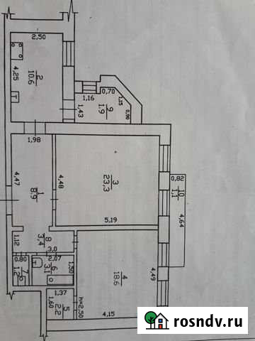 2-комнатная квартира, 71 м², 4/6 эт. на продажу в Забайкальске Забайкальск - изображение 1