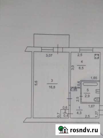 1-комнатная квартира, 31 м², 5/5 эт. на продажу в Азове Азов - изображение 1