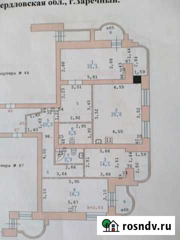 4-комнатная квартира, 107 м², 9/10 эт. на продажу в Заречном Свердловской области Заречный - изображение 1