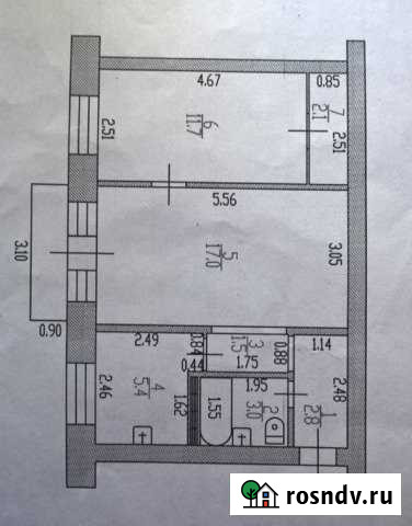 2-комнатная квартира, 43 м², 2/4 эт. на продажу в Алейске Алейск - изображение 1