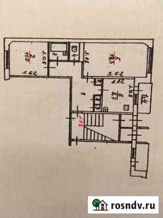 2-комнатная квартира, 53 м², 1/5 эт. на продажу в Пыталово Пыталово