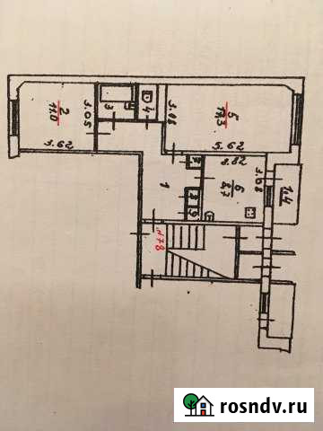 2-комнатная квартира, 53 м², 1/5 эт. на продажу в Пыталово Пыталово - изображение 1