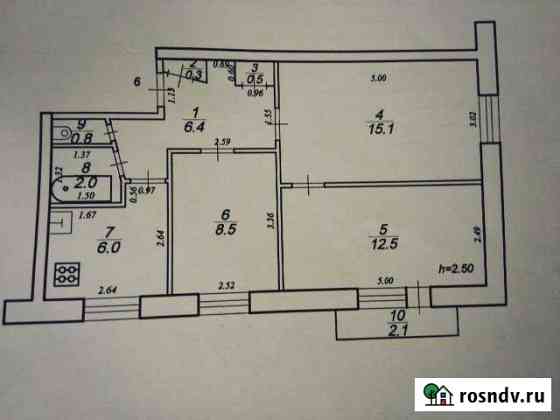 3-комнатная квартира, 52 м², 2/5 эт. на продажу в Старице Старица