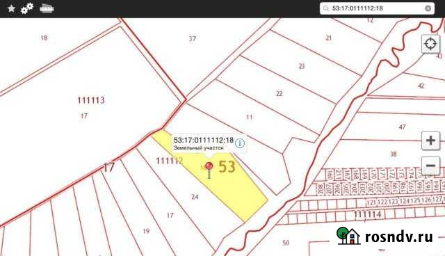 Участок ИЖС 553 сот. на продажу в Старой Руссе Старая Русса - изображение 1