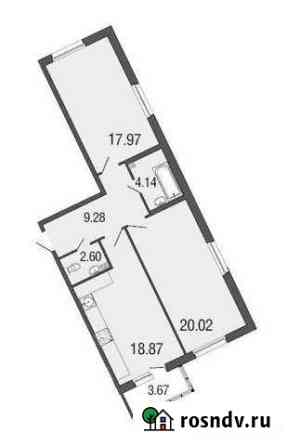 2-комнатная квартира, 72 м², 1/4 эт. на продажу в Токсово Токсово
