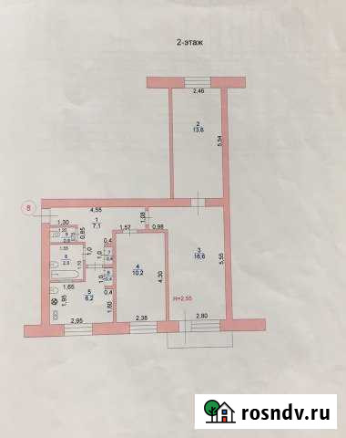 3-комнатная квартира, 57 м², 2/4 эт. на продажу в Рузаевке Рузаевка - изображение 1