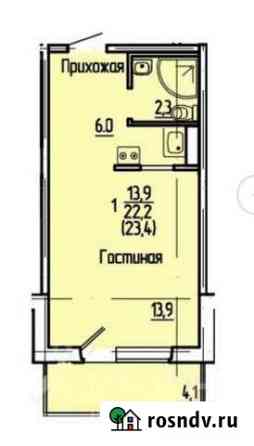 1-комнатная квартира, 23 м², 10/12 эт. на продажу в Саранске Саранск