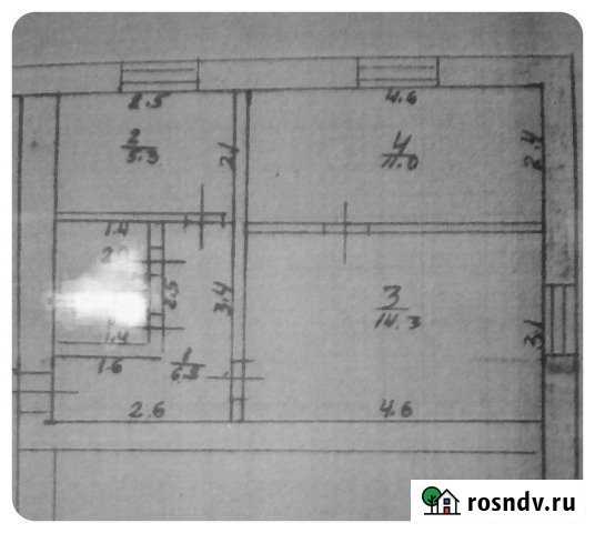 2-комнатная квартира, 41 м², 2/5 эт. на продажу в Залегощи Залегощь - изображение 1