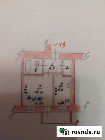 1-комнатная квартира, 27 м², 2/2 эт. на продажу в Пестяках Пестяки - изображение 1