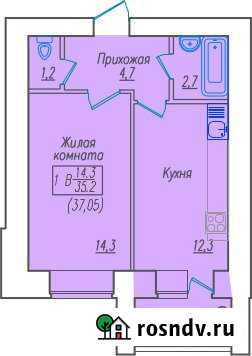 1-комнатная квартира, 37 м², 14/16 эт. на продажу в Новочебоксарске Новочебоксарск - изображение 1