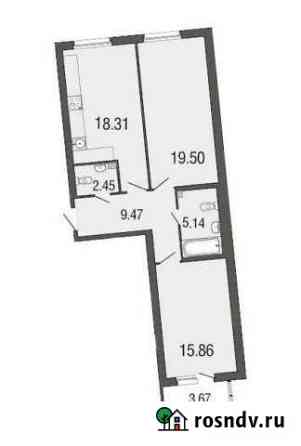 2-комнатная квартира, 70 м², 1/4 эт. на продажу в Токсово Токсово