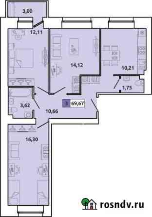 3-комнатная квартира, 70 м², 1/5 эт. на продажу в Северодвинске Северодвинск