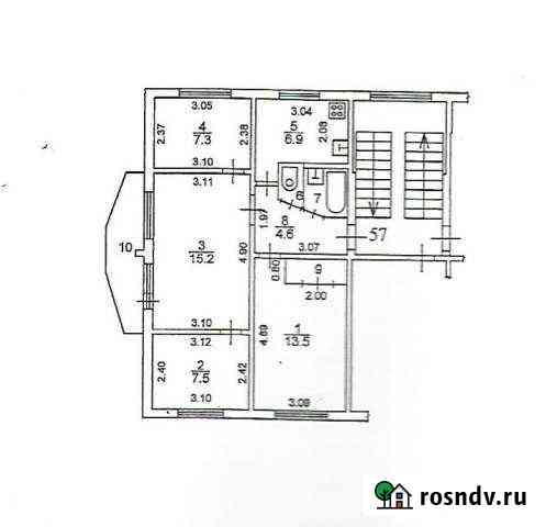 4-комнатная квартира, 60 м², 4/5 эт. на продажу в Клине Клин