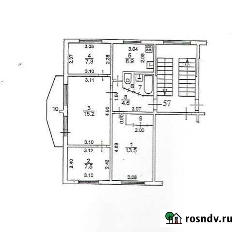 4-комнатная квартира, 60 м², 4/5 эт. на продажу в Клине Клин - изображение 1