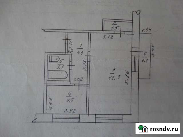 1-комнатная квартира, 33 м², 1/5 эт. на продажу в Арсеньеве Арсеньев - изображение 1