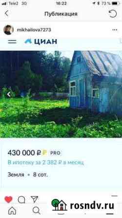 Участок СНТ, ДНП 7 сот. на продажу в Балабаново Балабаново