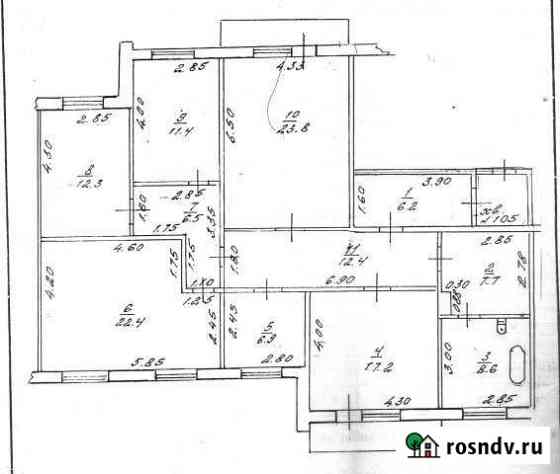 5-комнатная квартира, 135 м², 4/9 эт. на продажу в Ленинске-Кузнецком Ленинск-Кузнецкий
